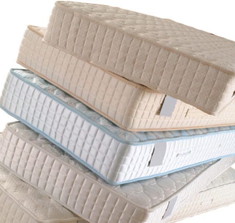 A stack of mattresses