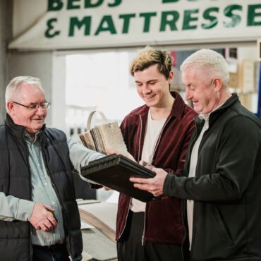 Multi-generation family business are planning for their carpet and furniture shop.