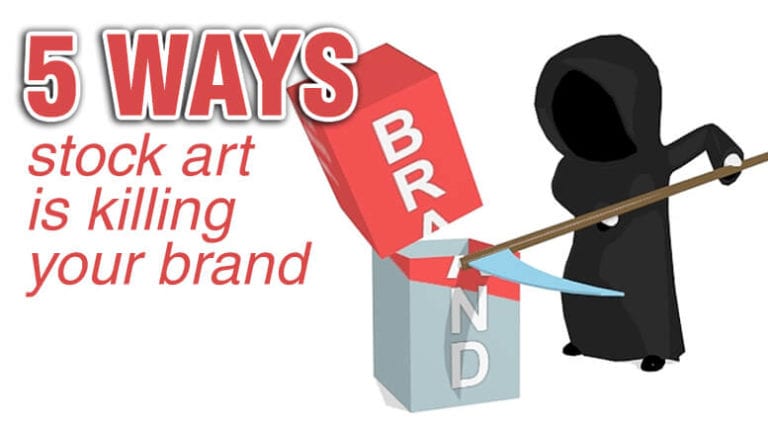 5 ways stock art is killing your brand