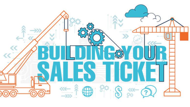 Building your sales ticket