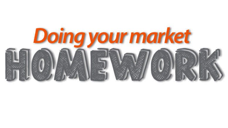 Doing your market homework
