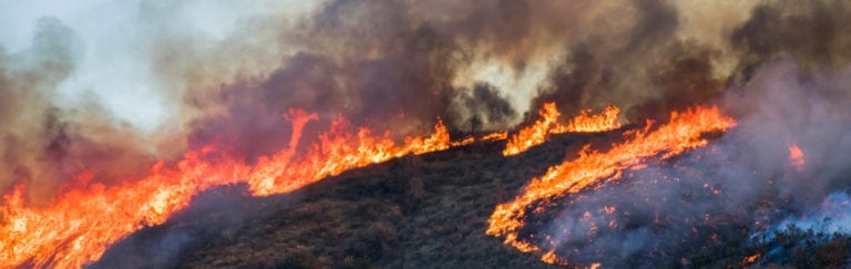 Photo of Woolsey Fire in Southern California