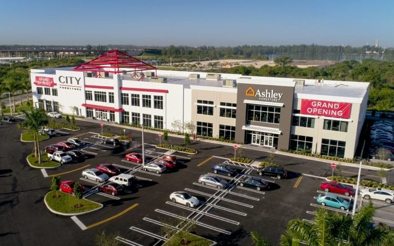 City Furniture's newest store in the Miami community of Doral will be a dual-branded effort with Ashley HomeStore.