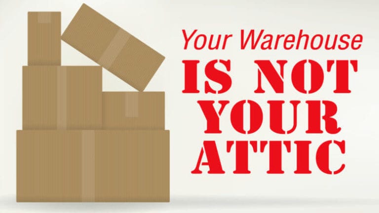 Warehouse is not your attic