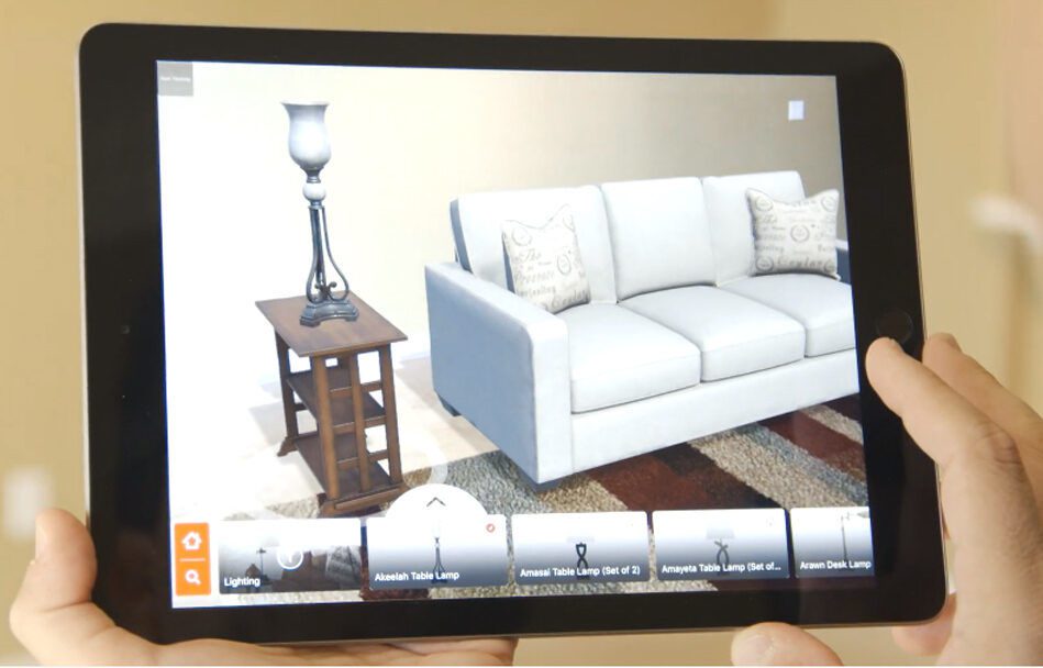 Tablet with AR Technology