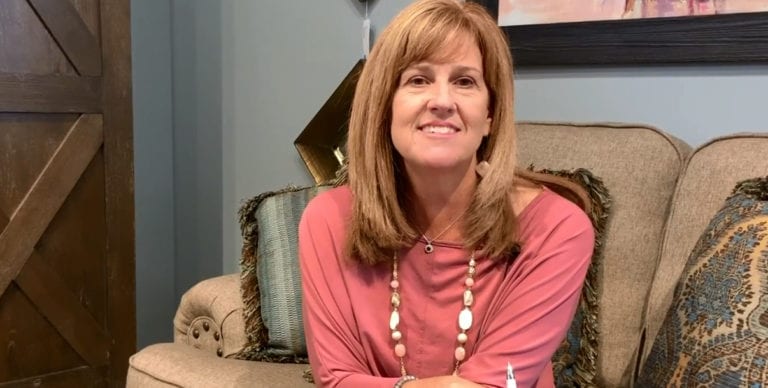 Photo shows Shawn Hanley of Howell Furniture