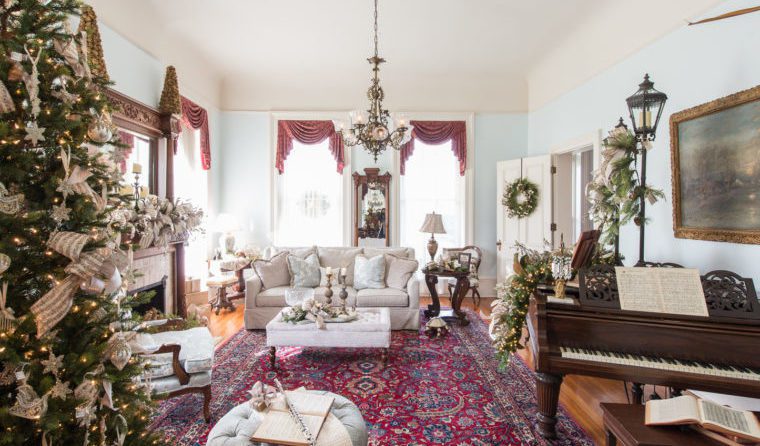 Since 2015, HFA Hermann Furniture has supplied furniture and holiday decorations for a local historical building in Brenham, Texas.