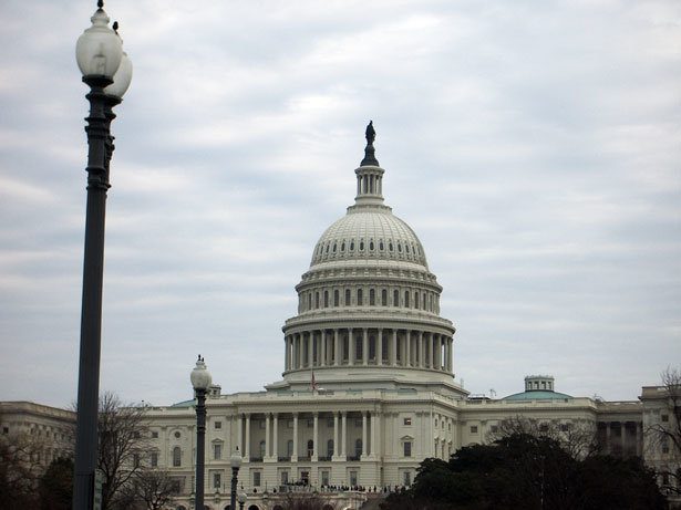 Photo shows the U.S. Capitol building