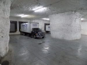 Photo shows a Crowley loading dock.