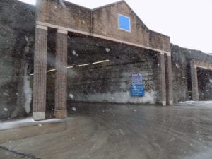 photo shows a tunnel entrance