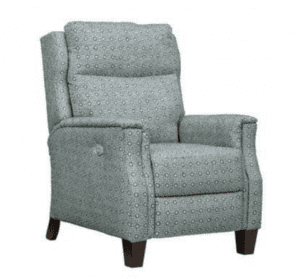 Image shows an upholstered chair