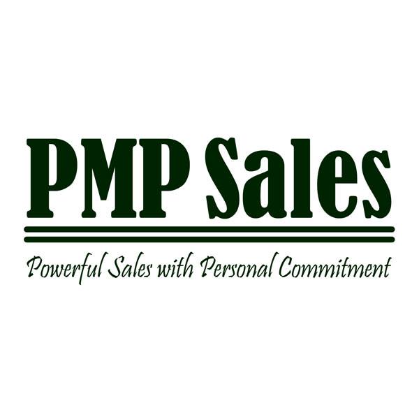 Image shows a logo for PMP Sales