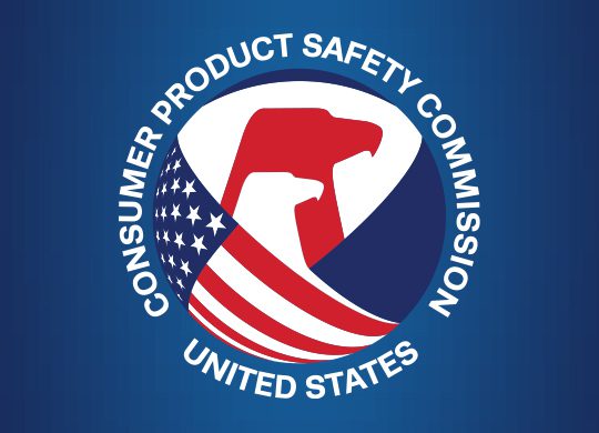 Image shows the logo of the Consumer Products Safety Commission