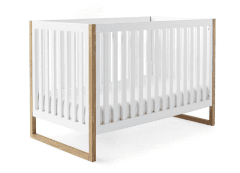 Image shows a crib