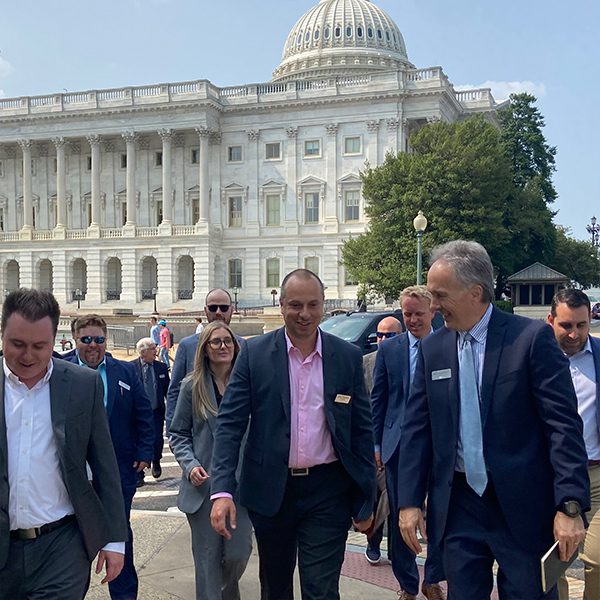 HFA's GRAT team walking to the DC Capital Building