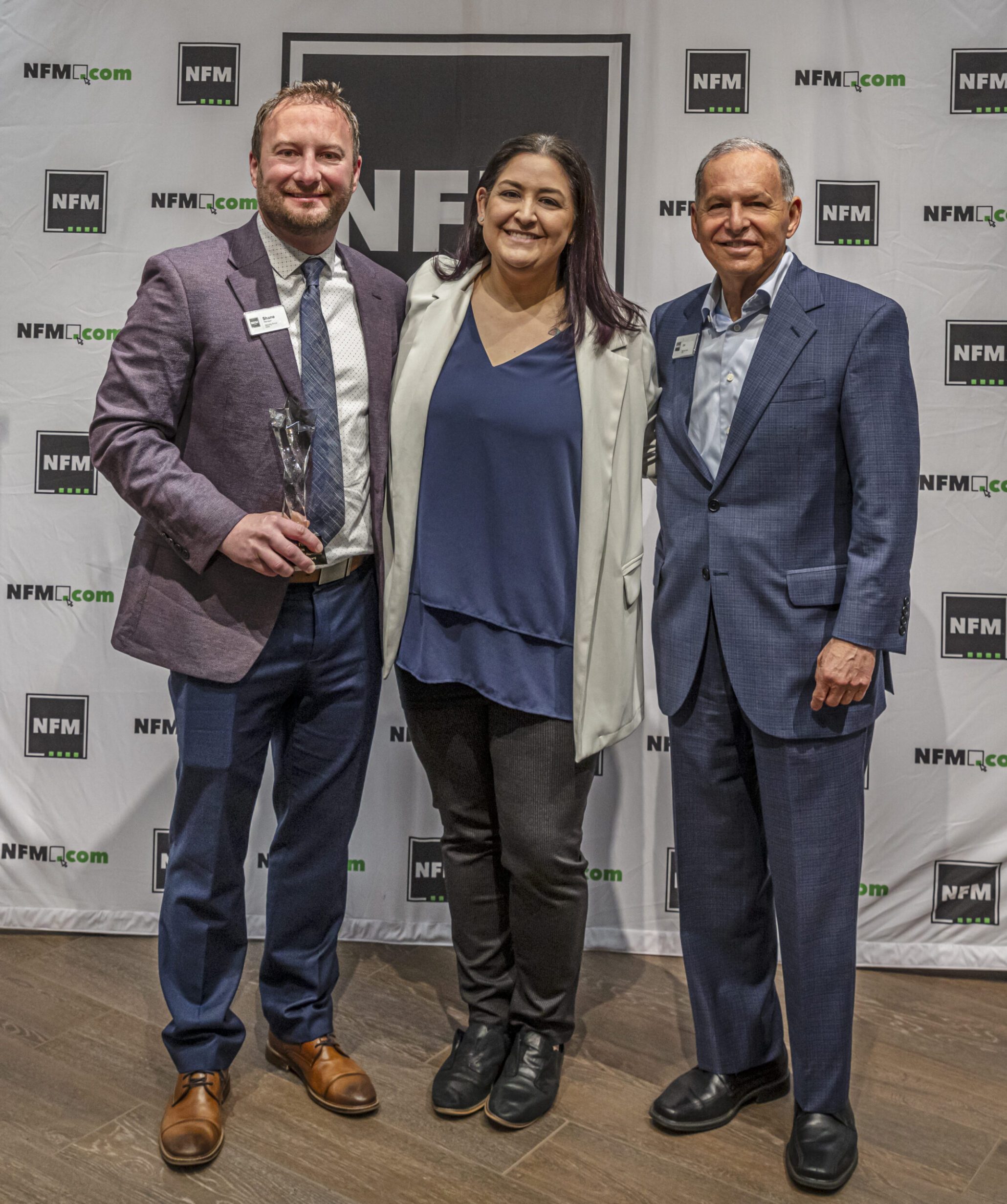 Shane Pohlman, NFM, Shannon Williams, HFA, Irv Blumkin, NFM