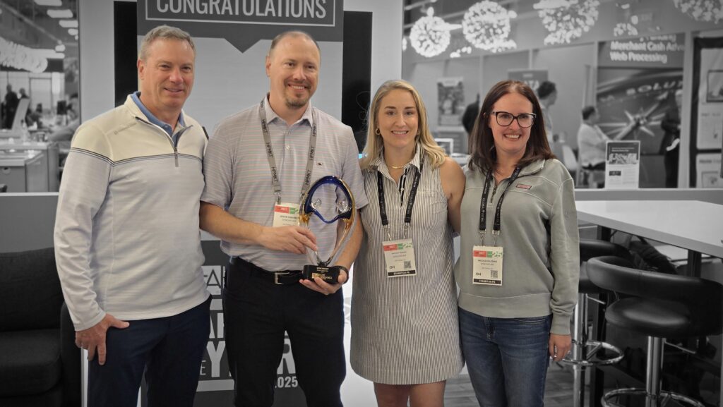 Synchrony sales team with the HFA 2025 Partner of the Year Award