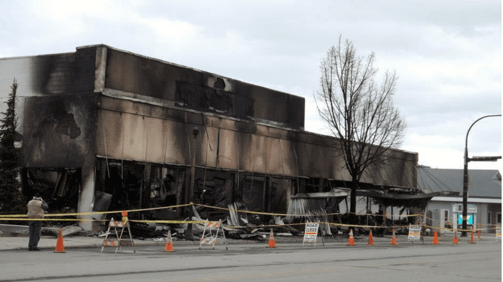 Fire from 2013, total loss.