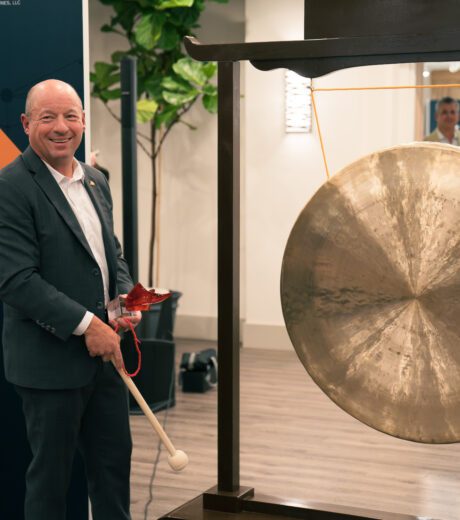 Todd Wanek in the Ashley Furniture Showroom at the High Point Market