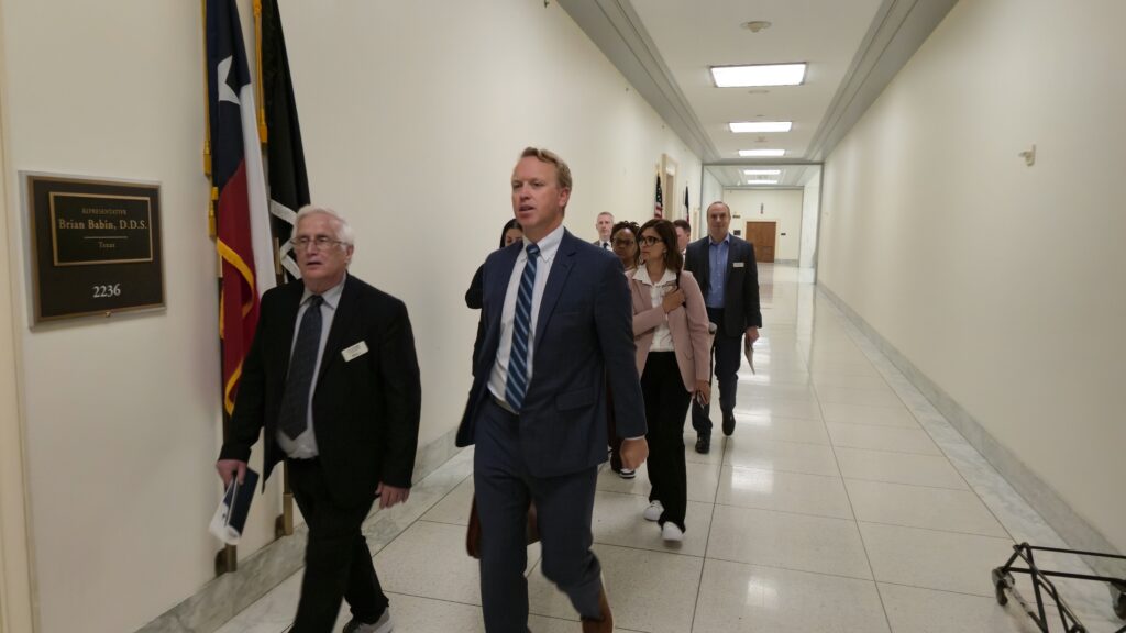 The Home Furnishings Industry Representatives walking the halls of Congress.