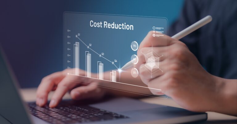 Company or industry payment cost lean reduction analysis. Decreasing business expenses to maximize profits and financial status for long-term investment.