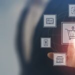 Omni channel marketing coccept. Seamless integration of various channels, social media, email, physical stores to create a unified customer experience. Reach customers through multiple touchpiont