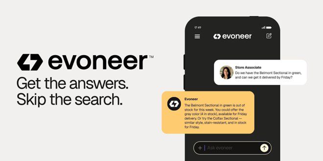 Evoneer graphic showing AI search