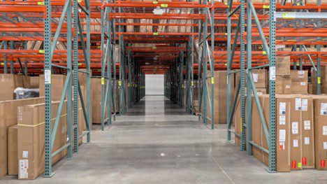 Furniture warehouse racking.