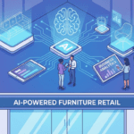 Graphic for blog post titled: How AI is Leveling the Playing Field for Furniture Retailers in 2026