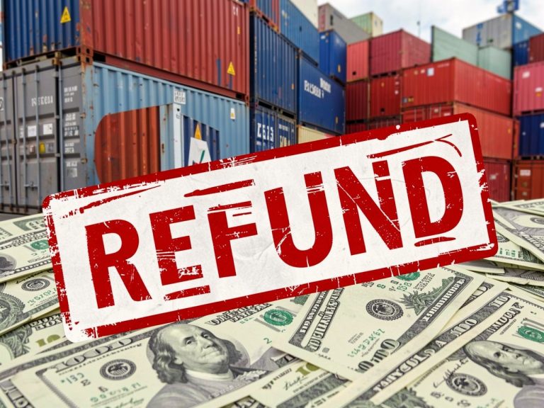 Shipping containers and refund money