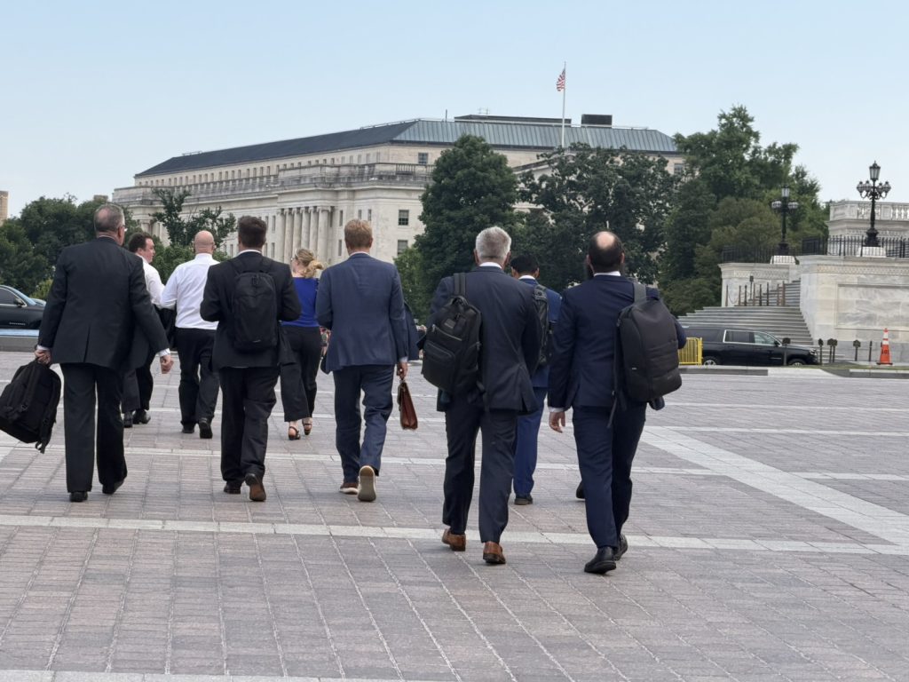 HFA's GRAT Team Walking to Capital Meetings.