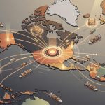 map of the global furniture supply chain as a graphic characterization.