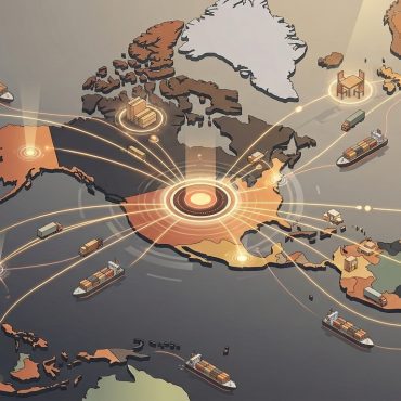 map of the global furniture supply chain as a graphic characterization.